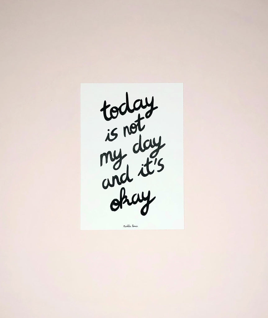 Today is okay - A5